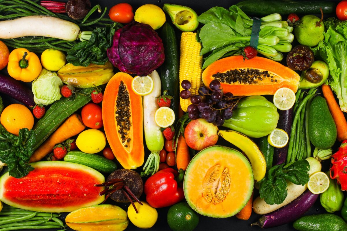 Fruits and Vegetables background