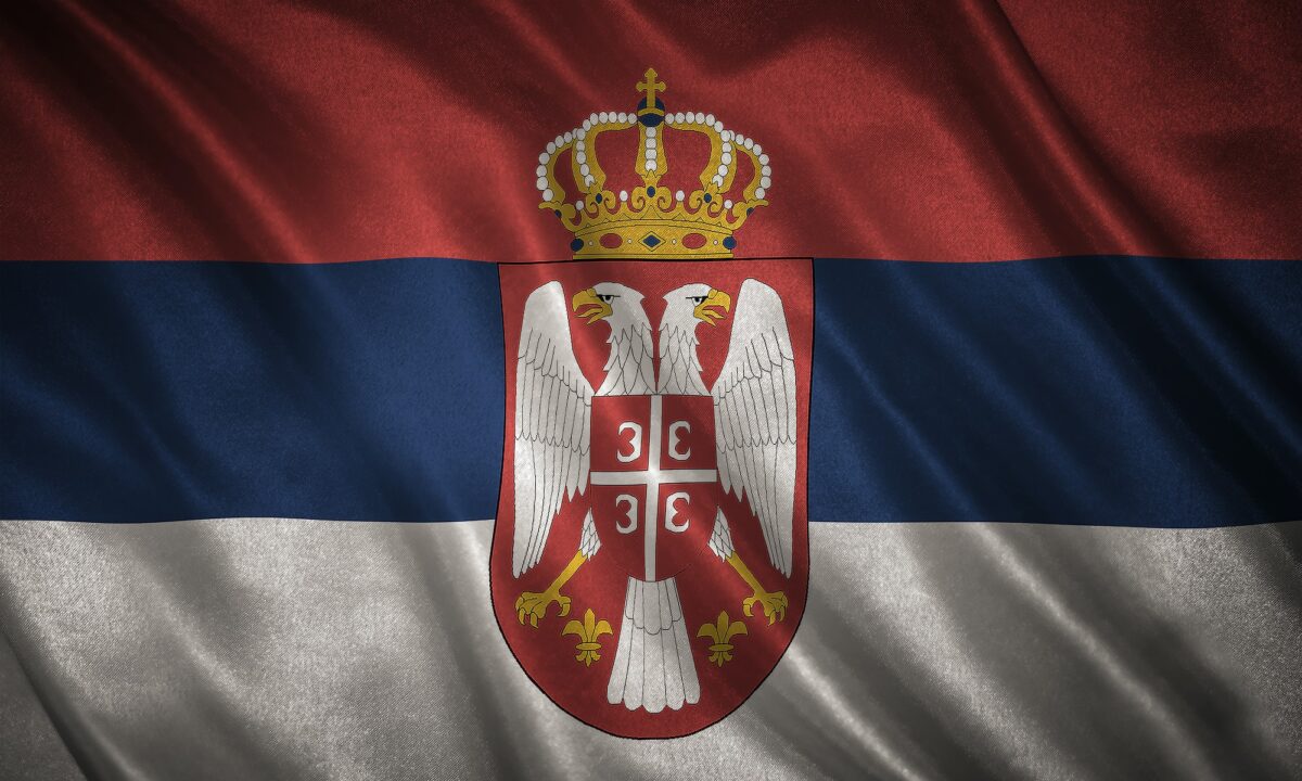 flag of Republic of Serbia